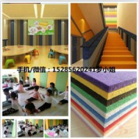 湄潭县早教室墙面吸音板，幼儿园环保彩色纤