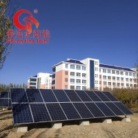 内蒙古 阿拉善盟 额济纳旗20kw太阳能离网发电站